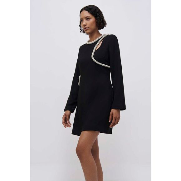 JONATHAN SIMKHAI KATHARINE DIAMANTE MINI DRESS - Picture 3 of 14